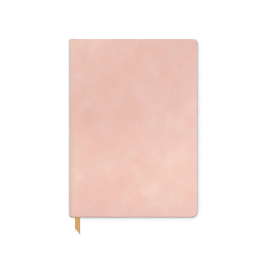 Vegan Suede Journal - Dusty Blush