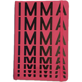 IMMA Hardback Notebook (Pink, with Black Text)