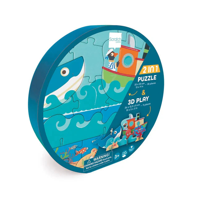 Scratch Play Puzzle (30pcs) 3D OCEAN