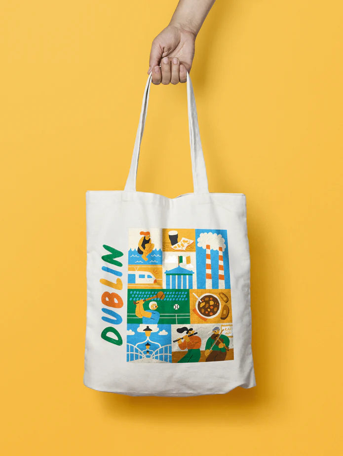 Dublin Snapshots Tote Bag