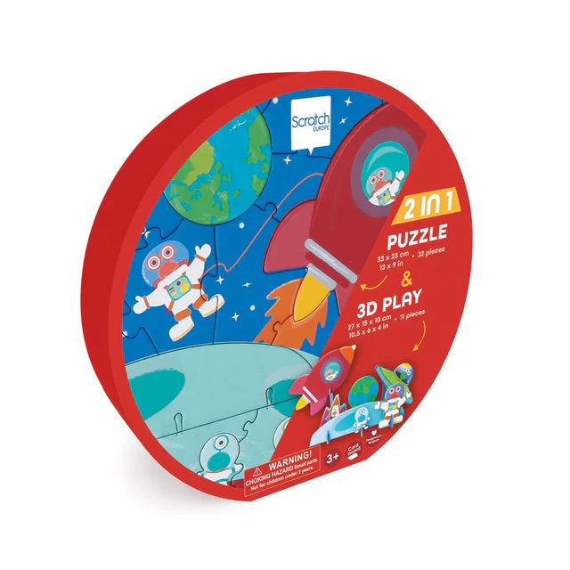 Scratch Play Puzzle (30pcs) 3D SPACE