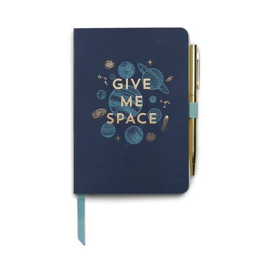 Vintage Sass Notebook with Pen - Give me Space